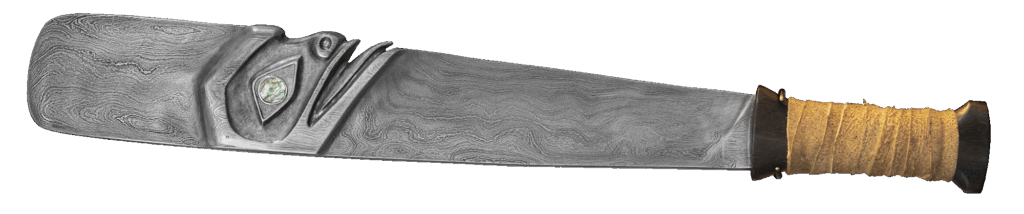 Meteorite Damascus Fish Club