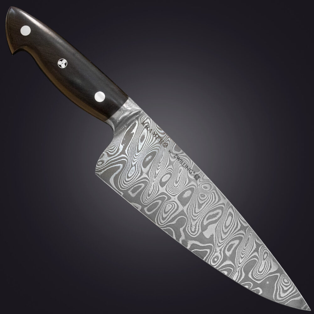 LE Kramer by ZWILLING 8 inch chef's Knife - right view