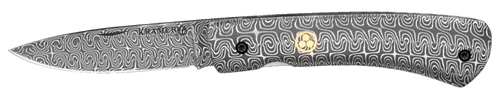 turkish twist damascus mini folder -gallery view